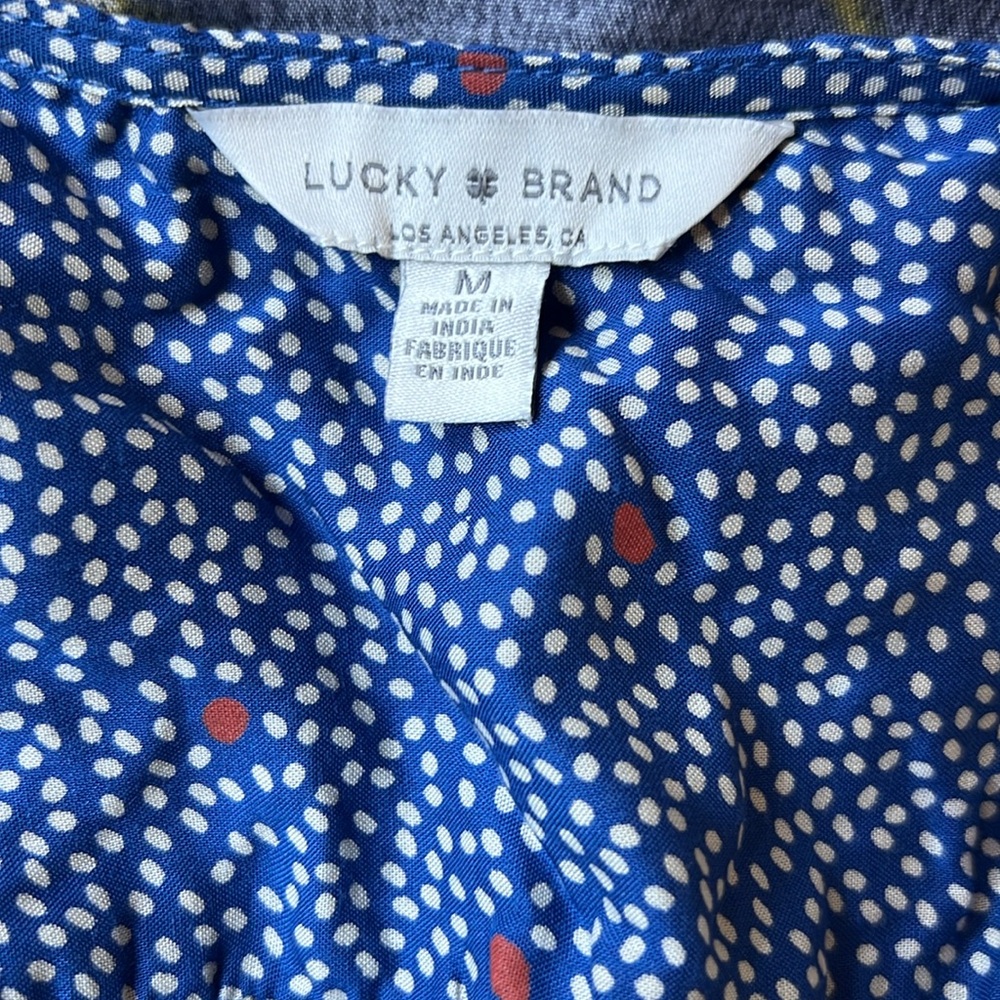 Lucky Brand cottage dress with pockets NWT - Picture 10 of 12